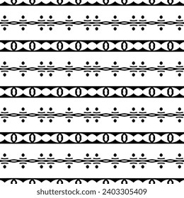 Abstract Shapes. Abstract Background Design. Vector Seamless Black and White Pattern.Simple repeat pattern design.