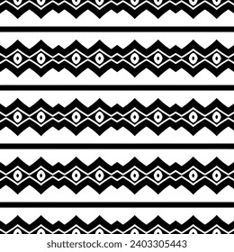 Abstract Shapes. Abstract Background Design. Vector seamless Black and White Pattern.Simple repeat pattern design.