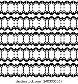 Abstract Shapes. Abstract Background Design. Vector Seamless Black and White Pattern.Simple repeat pattern design.