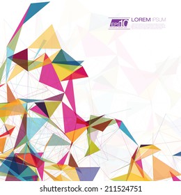Abstract shapes background | EPS10 Futuristic Design