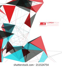 Abstract shapes background | EPS10 Futuristic Design