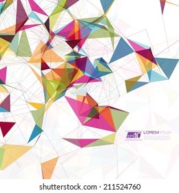 Abstract shapes background | EPS10 Futuristic Design