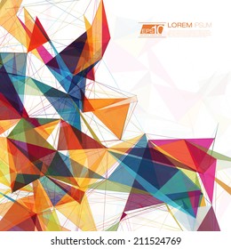 Abstract shapes background | EPS10 Futuristic Design