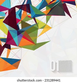 Abstract shapes background | EPS10 Futuristic Design