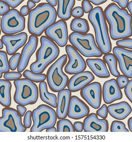 Abstract shapes background. Natural organic cell texture seamless pattern. Chaotic fractal geometric elements. Close up. Science biology background under the microscope. Medicine and biology set.