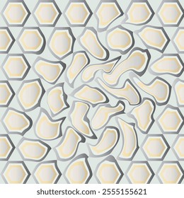 Abstract shapes background. Natural organic cell texture seamless pattern. Chaotic fractal geometric elements. Close up. Science biology background
