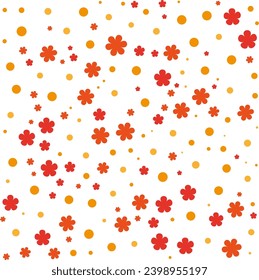 abstract shapes background or organic and cute shapes pattern