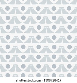 Abstract shapes background. Seamless pattern. Vector.