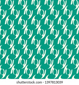 Abstract shapes background. Seamless pattern. Vector.
