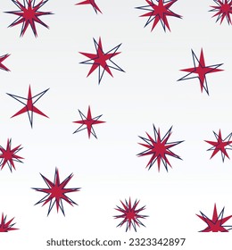 abstract shapes background, star icon pattern with attractive shapes and colors. vector illustration for banners, greeting cards, social media, posters, gift wrapping.