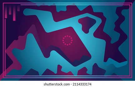 abstract shapes background template for copy space, text, banner, flyer, presentation page, or headline