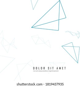 Abstract shapes background. Vector futuristic design
