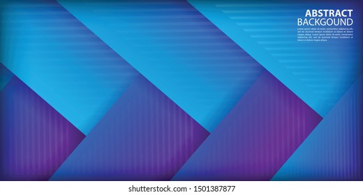 abstract shapes with blue gradient background