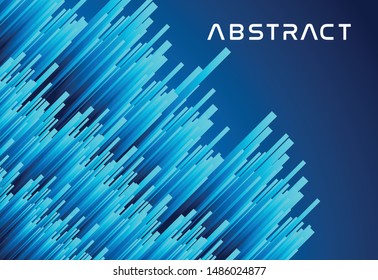 abstract shapes blue line background composition. Eps10 Vector.