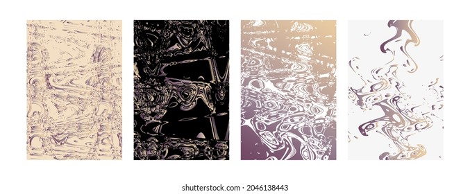 abstract shapes with card and cover background