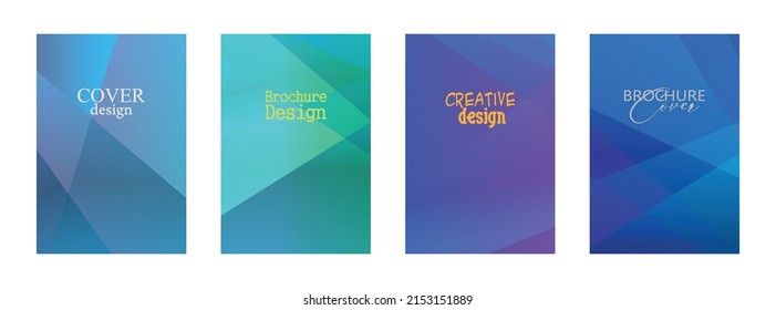 formas abstractas con fondo de tarjeta y cubierta