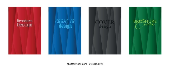 formas abstractas con fondo de tarjeta y cubierta