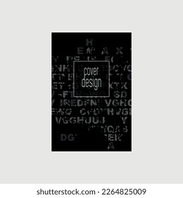 formas abstractas con fondo de tarjeta y cubierta