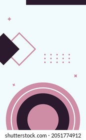abstract, shapes colorful, indigo, rosewater gradient wallpaper background vector illustration