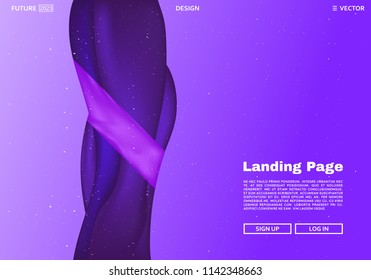 Abstract shapes composition. Futuristic minimal design. Eps10