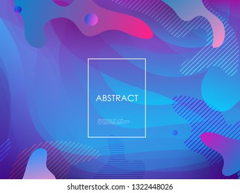 Abstract shapes composition, Geometric background