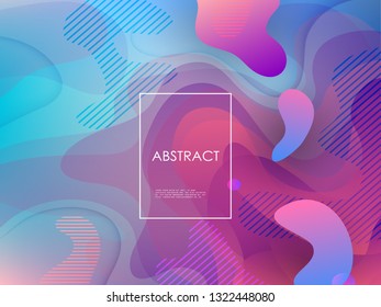 Abstract shapes composition, Geometric background