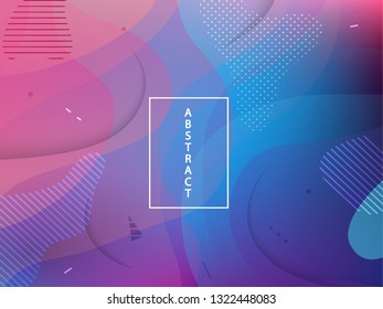 Abstract shapes composition, Geometric background