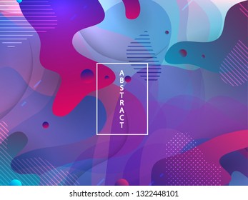 Abstract shapes composition, Geometric background