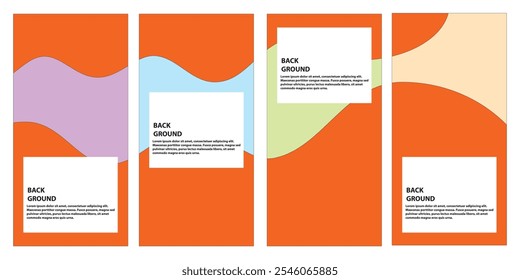 Abstract shapes concept design background
