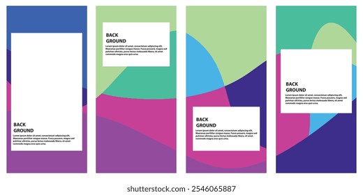 Plano de fundo de design de conceito de formas abstratas