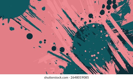 Formas abstratas criam textura dentro do gráfico dinâmico de design de ilustração de tela de fundo