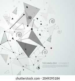 Abstract shapes design style on light background. Vector illustration graphic design elements. White background. Vector flat illustration