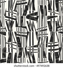 Formes abstraites, arrière-plan vétuste. Motif harmonieux.