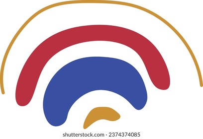 Abstract Shapes Element, Vector Illustration