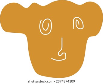 Abstraktes Shapes-Element, Vektorgrafik