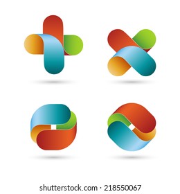 Abstract shapes, eps10 vector