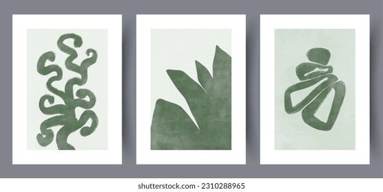 Abstract shapes esoteric picture wall art print. Contemporary decorative background with picture. Printable minimal abstract shapes poster. Collection, set. Wall artwork for interior design.