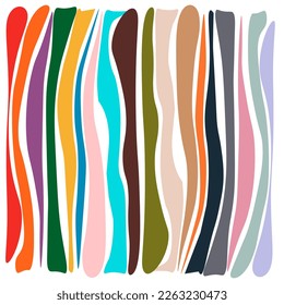 Abstract shapes fashion trend, pastel palette, hippie style 60s 70s. Matisse element.Pastel backgrounds creative.