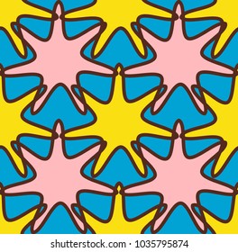 Abstract shapes form. 