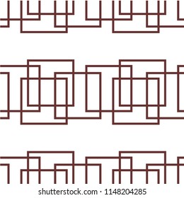 Abstract shapes form. Paper style. Brown geometric papers. Stock vector.