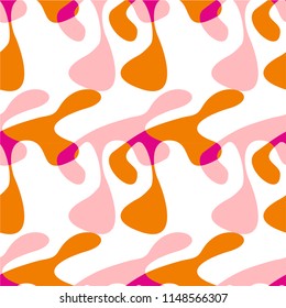 Abstract shapes form. Paper style. Blue and yellow, pink and purple papers. Stock vector.