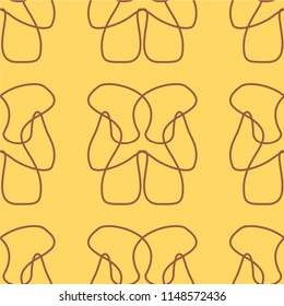 Abstract shapes form. Paper style. Blue and yellow, pink and purple papers. Stock vector.