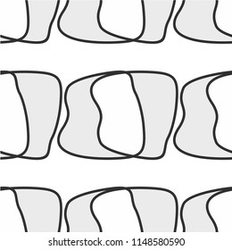 Abstract shapes form. Paper style. Blue and yellow, pink and purple papers. Stock vector.