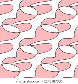 Abstract shapes form. Paper style. Blue and yellow, pink and purple papers. Stock vector.