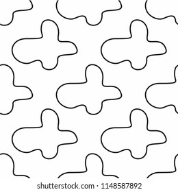 Abstract shapes form. Paper style. Blue and yellow, pink and purple papers. Stock vector.