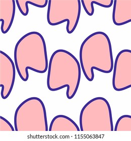 Abstract shapes form. Paper style. Blue and yellow, pink and purple papers. Stock vector.