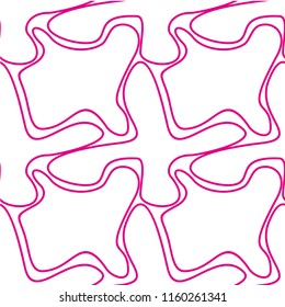 Abstract shapes form. Paper style. Blue and yellow, pink and purple papers. Stock vector.