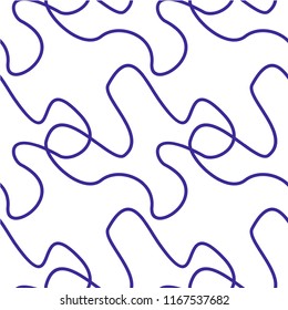 Abstract shapes form. Paper style. Blue and yellow, pink and purple papers. Stock vector.