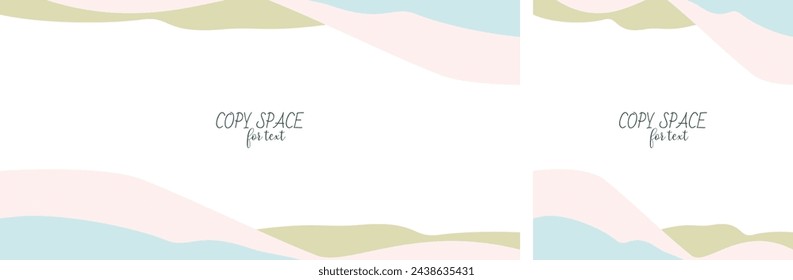 Abstract Shapes Frames, Square and Rectangle Vector Art templates. Fashion backgrounds Flat Illustration for Social media post, Mobile app, Banners design, Web internet ads, Poster, Card, Invitation.