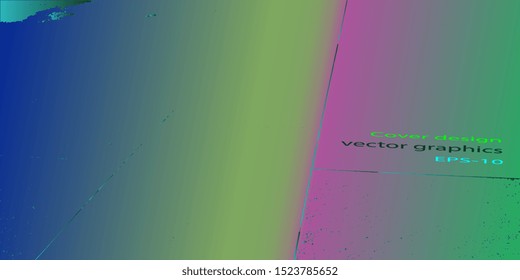 Abstract shapes. Futuristic graphics. Design background. Abstract vintage background. Creative vector background for banner and flyer. Designer decorative cover. Vector graphics. Spots and blots